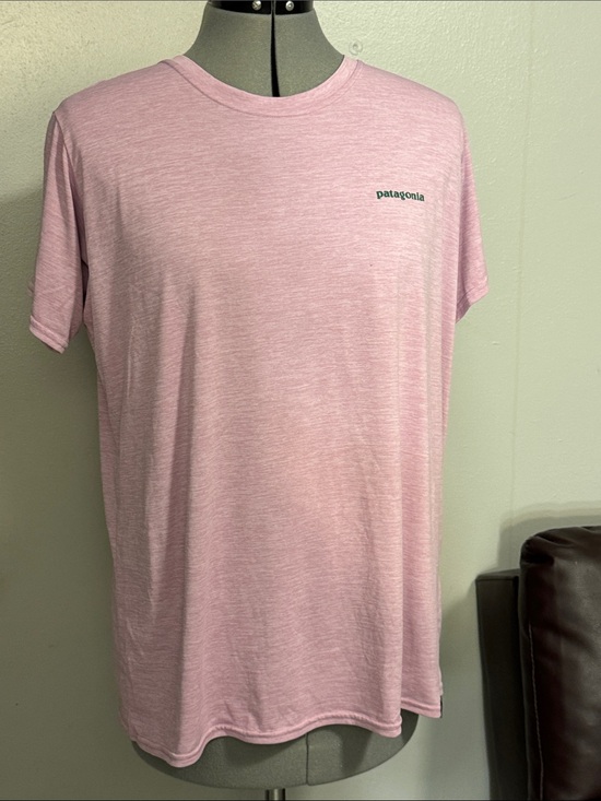 Patagonia Tops - Patagonia women  Pink Crew Neck T-Shirt